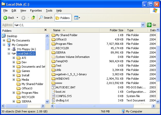 Windows Xp File Management Features